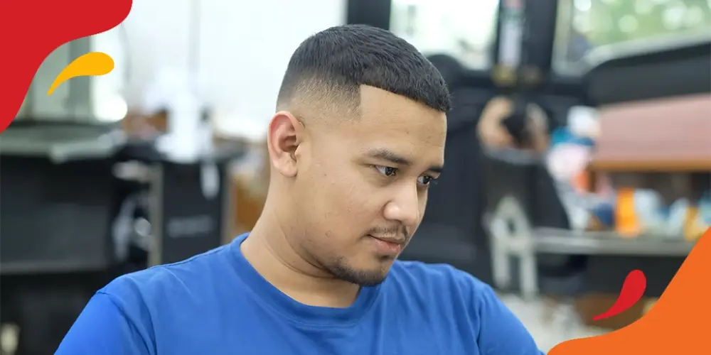 Gaya Rambut Textured Crop (French Crop)